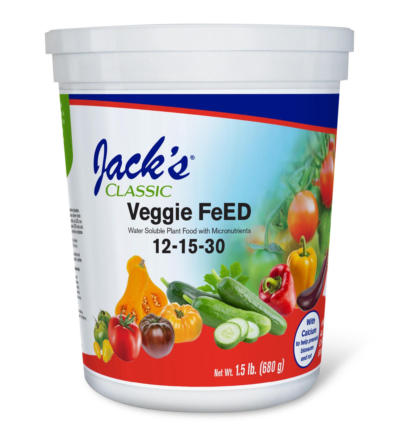 Jack's Classic Veggie FeED -1.5 lb (12-15-30)