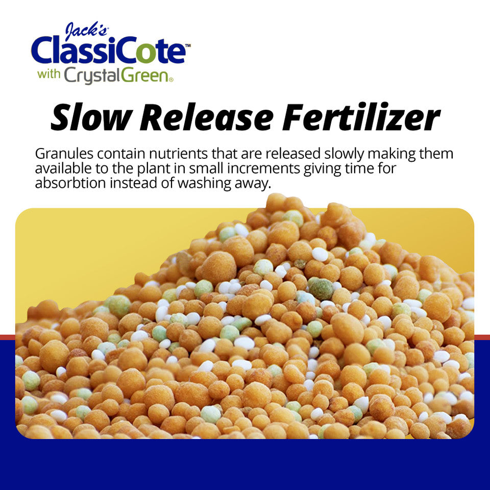 Jack's ClassiCote with Crystal Green, 15-8-23 Time-Release Fertilizer