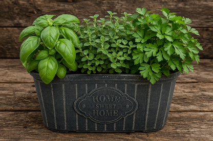 12" Oval Herb Planter - 3 Herbs Per Planter