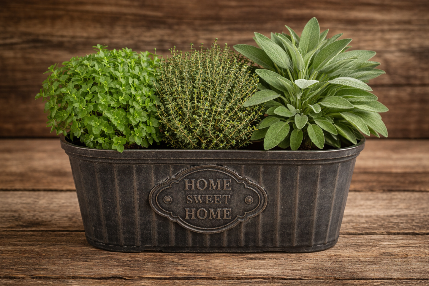 12" Oval Herb Planter - 3 Herbs Per Planter