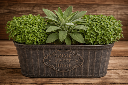 12" Oval Herb Planter - 3 Herbs Per Planter