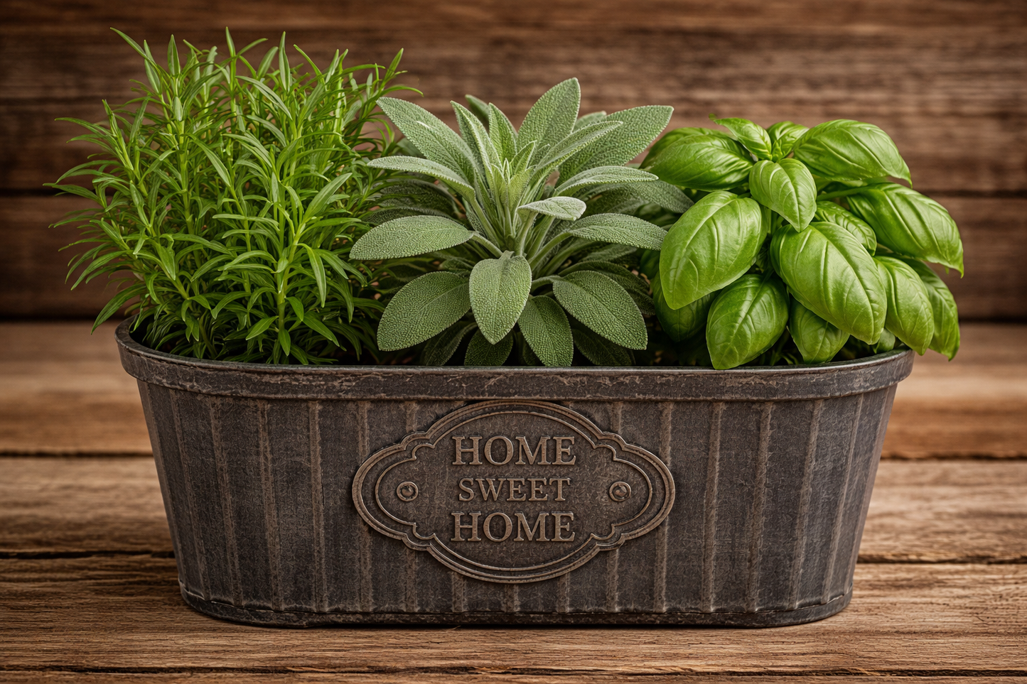 12" Oval Herb Planter - 3 Herbs Per Planter