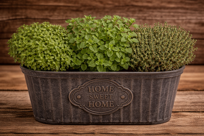 12" Oval Herb Planter - 3 Herbs Per Planter