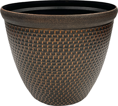 16" Ernie Planter with Copper Wash