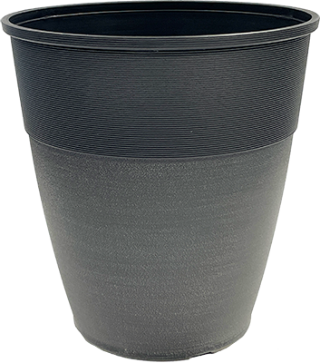14" Hendrix Planter - Black/Chalk