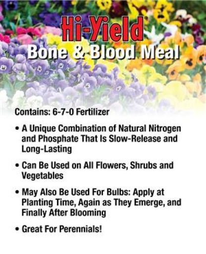 Hi-Yield® Bone & Blood Meal Granules Slow Release Fertilizer 6-7-0