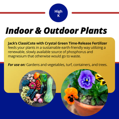 Jack's ClassiCote with Crystal Green, 15-8-23 Time-Release Fertilizer