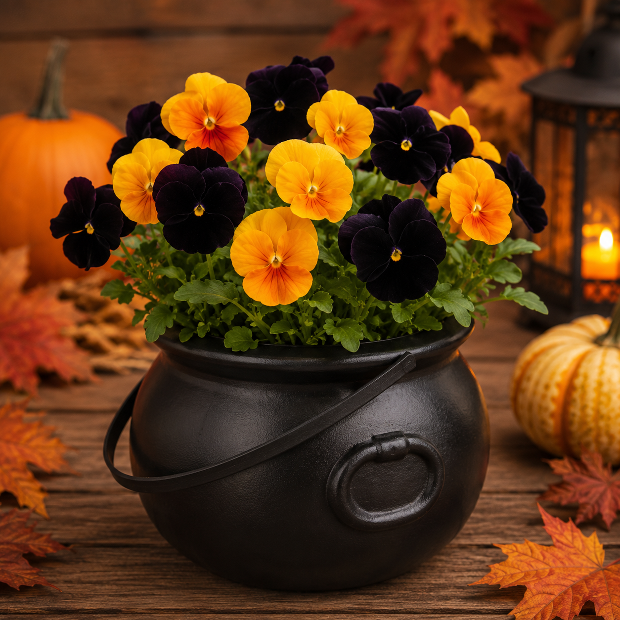 Spooky Halloween Mix Pansy