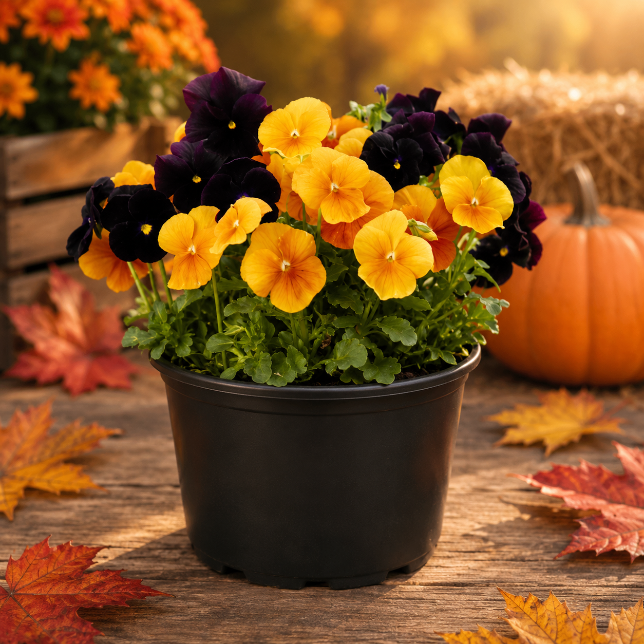 Spooky Halloween Mix Pansy