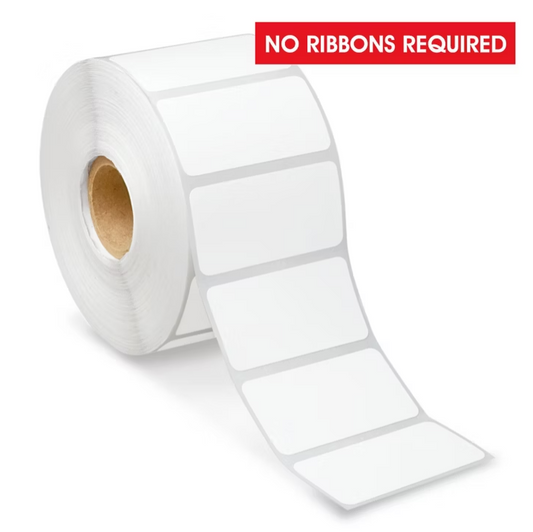 2 Pack - 2600 Total Labels - Desktop Direct Thermal Labels - 2 x 1"