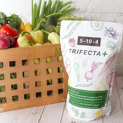 MIgardener Trifecta+ (5-10-4) - Slow Release Fertilizer - 3lb bag