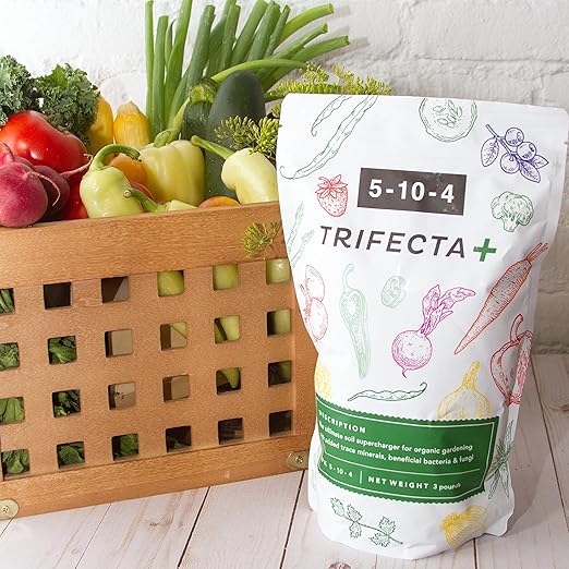 MIgardener Trifecta+ (5-10-4) - Slow Release Fertilizer - 3lb bag